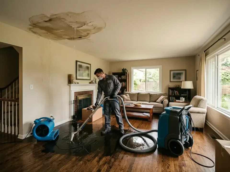 attic-pipe-burst-ceiling-drip-008 — frequently asked questions, Water Damage Restoration & Carpet Care in Hutchison, VA